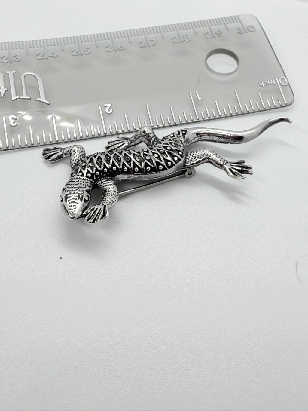 Silver Pin Brooch  Sterling Silver